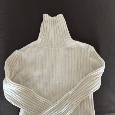 White Turtleneck Sweater
