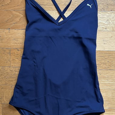 Costume da bagno Puma blu scuro
