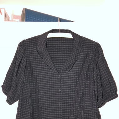 Schwarze Sommerbluse