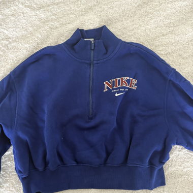Half Zip Nike blu (S)