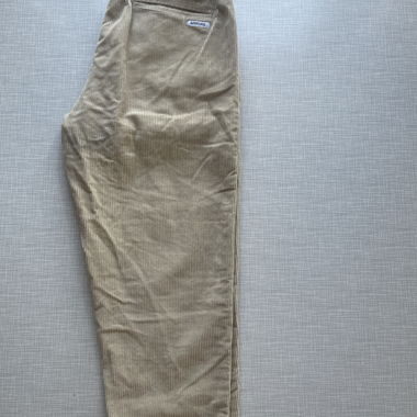 Beige corduroy pants