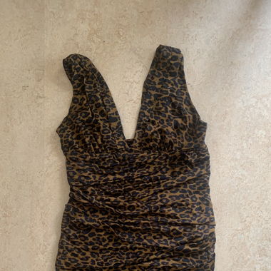 Leo/Cheetah Print Mini Dress