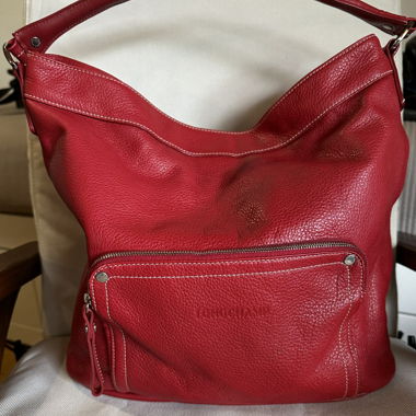 Longchamp Cosmos Bag Cherry Red
