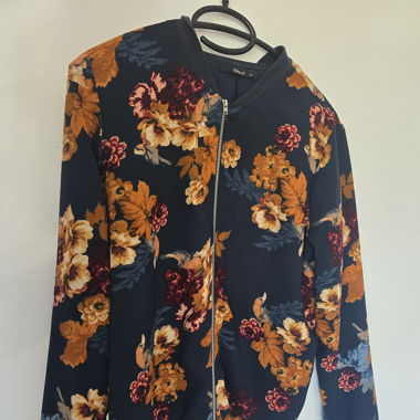 Floral Lightweight Bomber Jacket – ONLY – Size 38