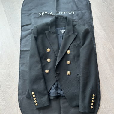 Balmain black blazer size 36