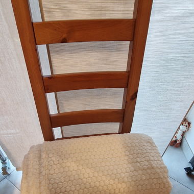 Neuer weisser Plaid