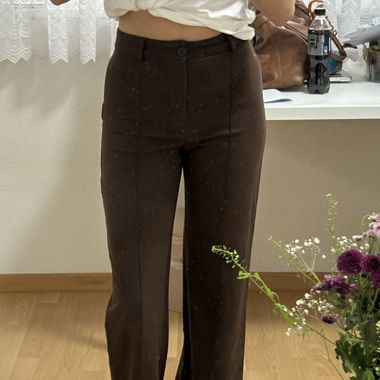 Braune Pull&Bear Stoffhose