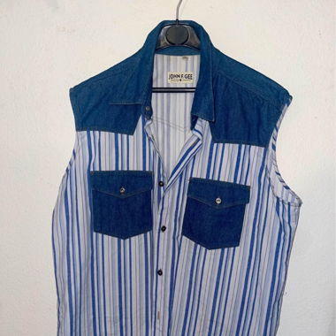 Blouse vintage sans manche