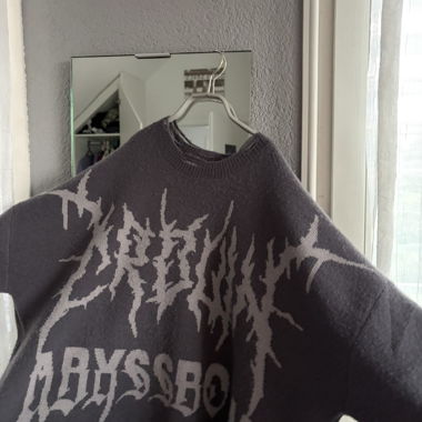Bershka Strickpullover Grau Grösse M