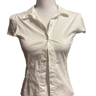 White button blouse