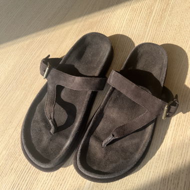 Zara Home - Suede brown sandals