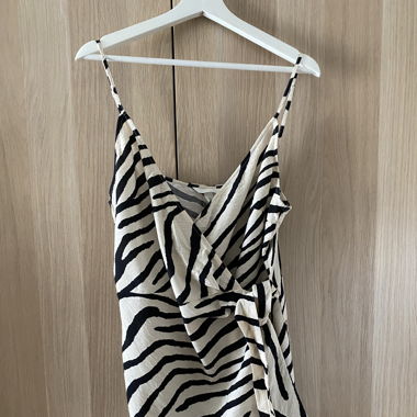 Zebra Wickelkleid