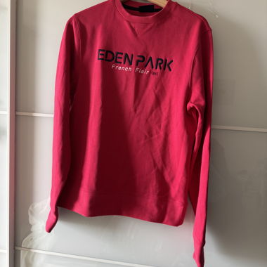 Eden Park Sweatshirt rot mit Rundhals