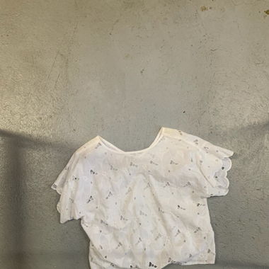 cute white flower t shirt bohoo 