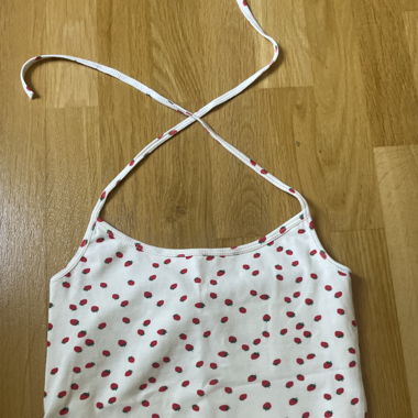 Top dos nu fraise