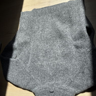 Maglione in lana grigio ZARA