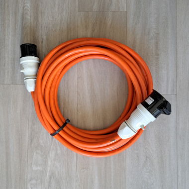 CEE32 PUR Verlängerungskabel 5 x 6mm2 - 15m
