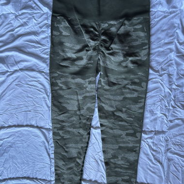 Leggings mimetico nero