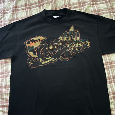 T-shirt nero Skater Baggy 100% cotone
