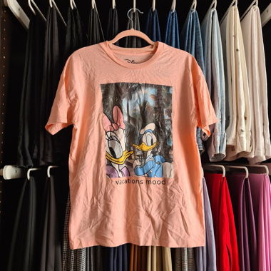 Pull&Bear Disney Print T-Shirt Peach