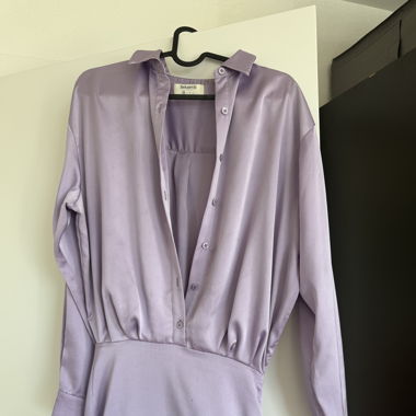 Robe lilas à plume house of CB