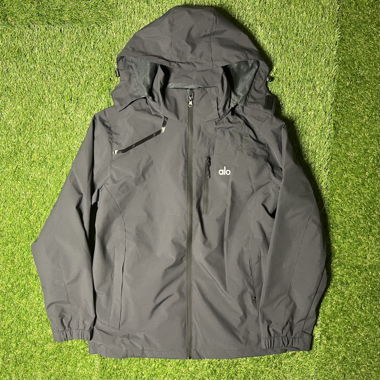 NEU Alo Funktionsjacke grau, Hardshell mit Kaputze