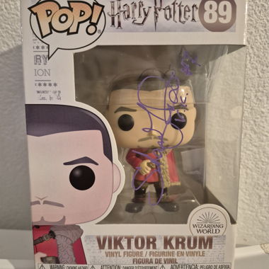 Funko POP Viktor Krum signed figure