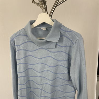 strickpullover hellblau