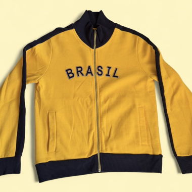 Veste zippée Brazil jaune