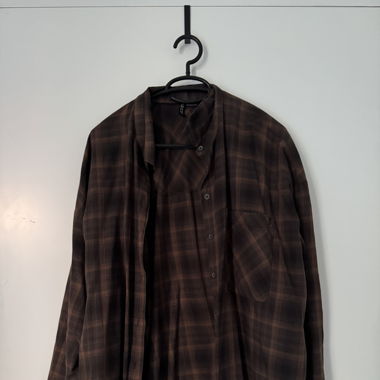 Cute longsleeve brown flannel shirt