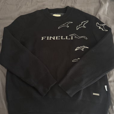 FINELLI Strickpullover Schwarz