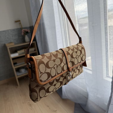 Coach Monogram Shoulder Bag  Y2K Vintage