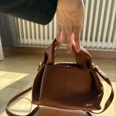 Sac à main caramel