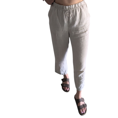 Leinenhose beige