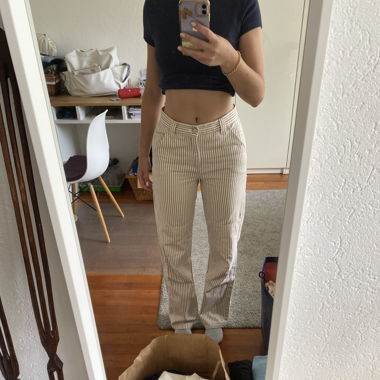 Jeans à rayure