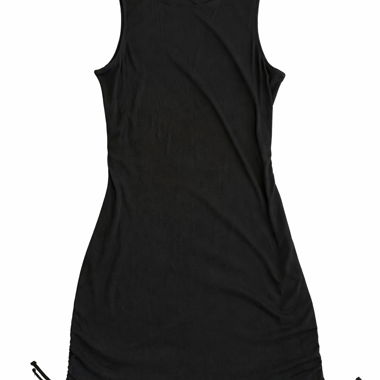 Black sleeveless dress