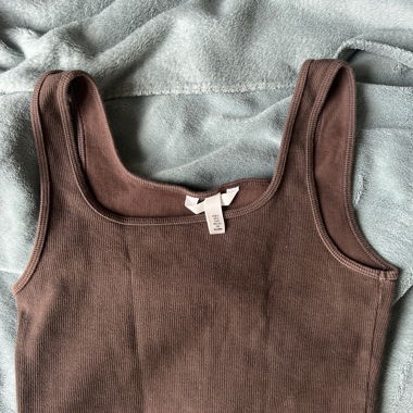 crop top brun 