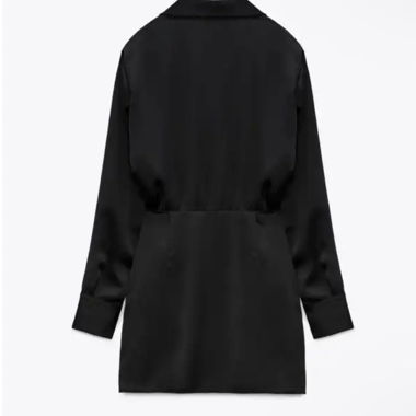 Abito in seta Zara nero