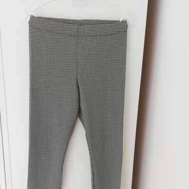 Pantaloni leggings con motivo pied-de-poule