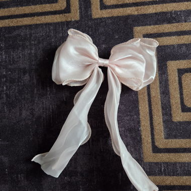 Rose Satin Bow