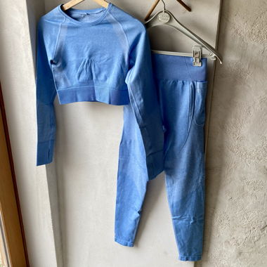 Wunderschönes blaues Domyos-Set Grösse M