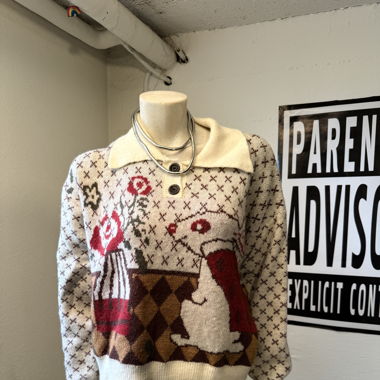 collared sweater