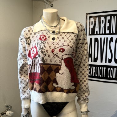 collared sweater