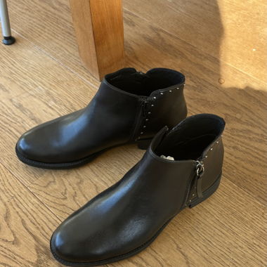 Geox black ankle boots