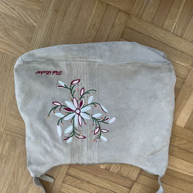 Beige tasche