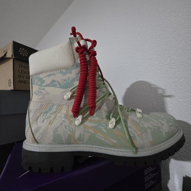 Helle Timberland Camo-Stiefel