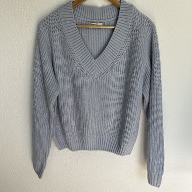Light blue sweater