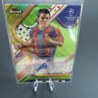 Carta autografo Javier Saviola /99