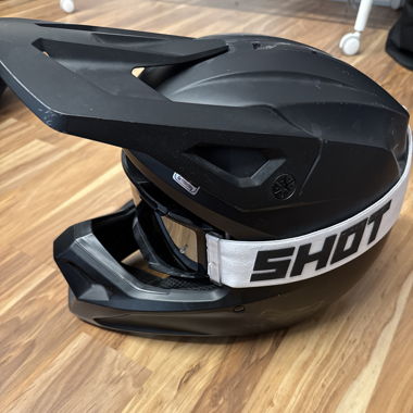 Motocross Helm inkl. Brille