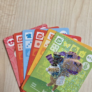 Lot de 6 cartes Amiibo ACNH